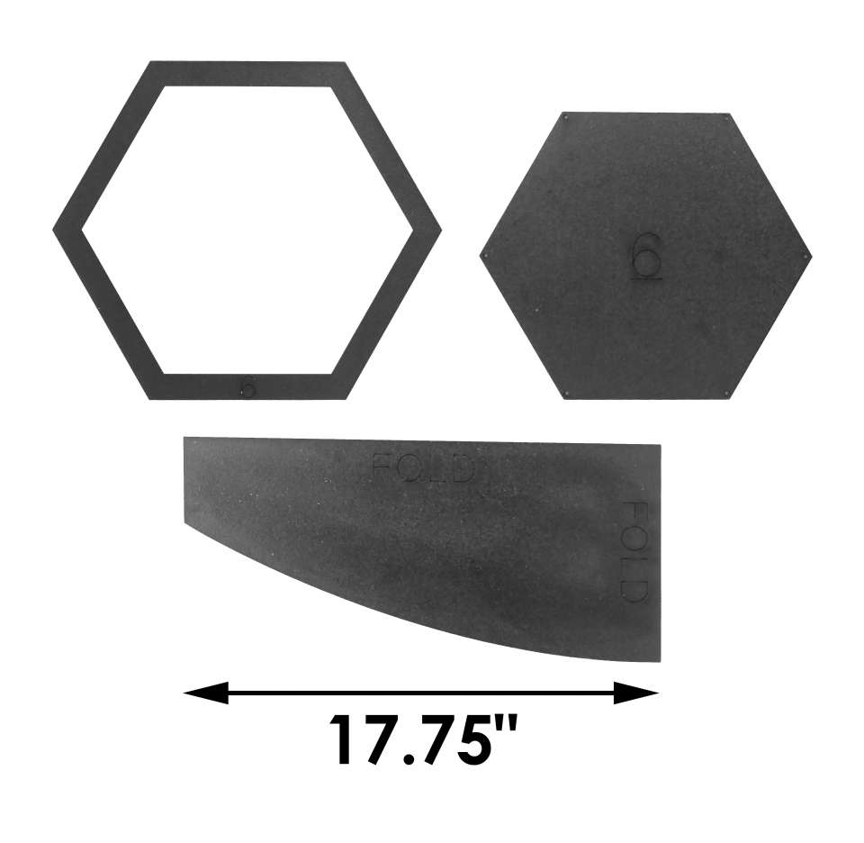 Bean Bag Template and Fussy-Cut Set Large